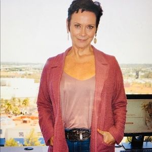 Dark mauve Caslon blazer